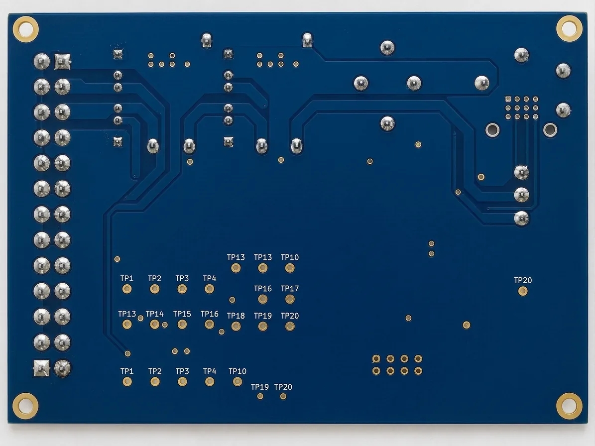 Controller board, solder side